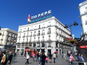 PUERTA DEL SOL, MADRID.