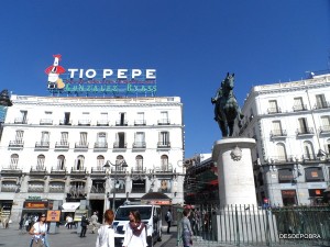 PUERTA DEL SOL, MADRID.